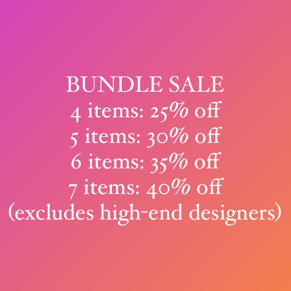 BUNDLE SALE